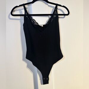 Garage Lace Trim Bodysuit